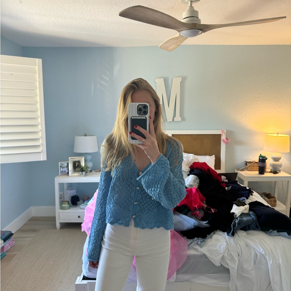 Zara Blue Women's Sweater